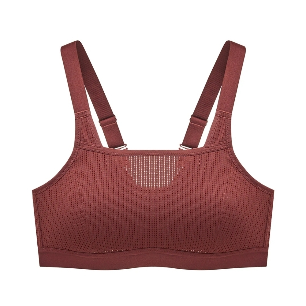 Pulse Wireless Sports Bra in Merlot